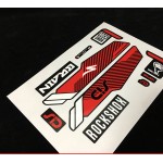 Mountain Bicycle Fork Decal Stickers for rock shox SID BRAIN